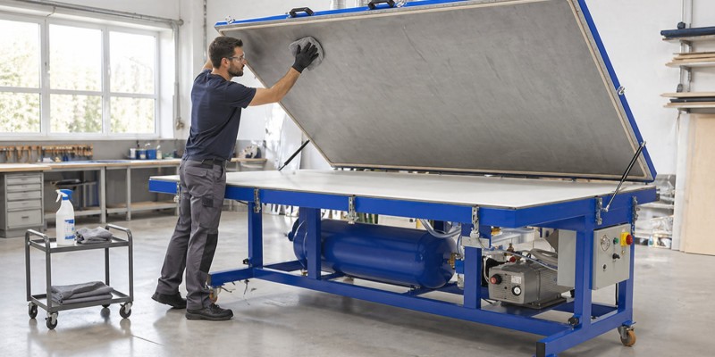 Kā pagarināt vakuuma preses membrānas kalpošanas laiku: apkopes padomi un biežākās kļūdas