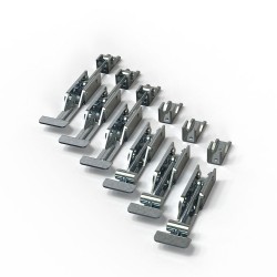 Kit of 6 pieces of membrane frame clamps for vacuum press