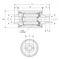Vacuum filter FCL1MF